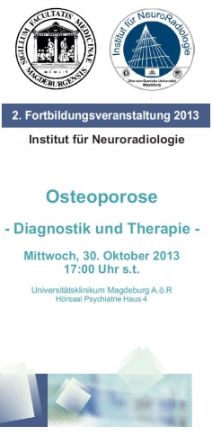 Fortbildungsveranstaltung des Instituts für Neuroradiologie 2013