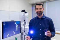 Gastroenterologe Prof. Dr. Jochen Weigt von der Universitätsmedizin Magdeburg nutzt für seine Forschung die Künstliche Intelligenz CAD EYE. UMMD_Sarah Rinka (002)