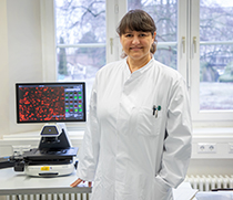 Dr. rer. nat. Maria Reich, Wissenschaftliche Mitarbeiterin aus der Universitätsklinik für Gastroenterologie, Hepatologie und Infektiologie der Otto-von-Guericke Universität Magdeburg