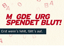 Slogan der MDCC-Blutspendewoche