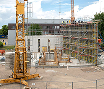Baufortschritt des neuen Klinischen Hörsaals