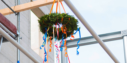 Feierliches Richtfest zum Neubau 