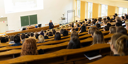 Begrüßung der Erstsemester für das Wintersemester 2023/24.