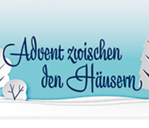 Grafik Advent zwischen den Häusern