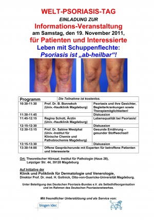 Welt Pso Tag 2011 Flyer & Mini-Poster