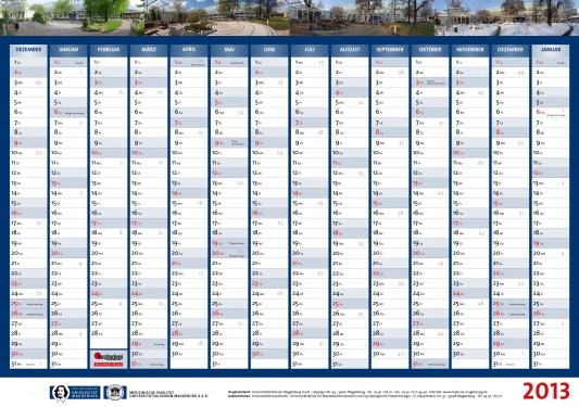Uni Jahreskalender A2_2013