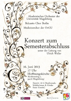 Konzert zum Semesterabschluss