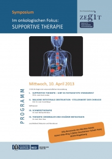 Plakat ZEGIT- Fortbildung Supportive Therapie
