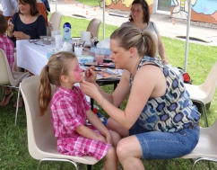 Sommerfest 2012_Kinderschminke