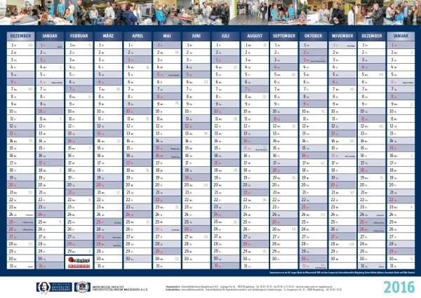 Wandkalender 2016